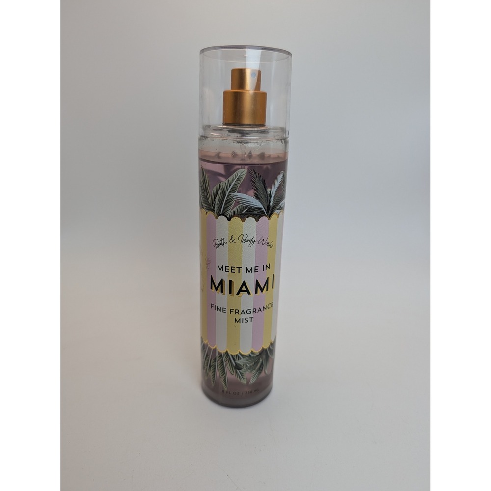 Bath & Body Works Meet Me In Miami Fine Fragrance Mist 8oz Body Spray New Vegan